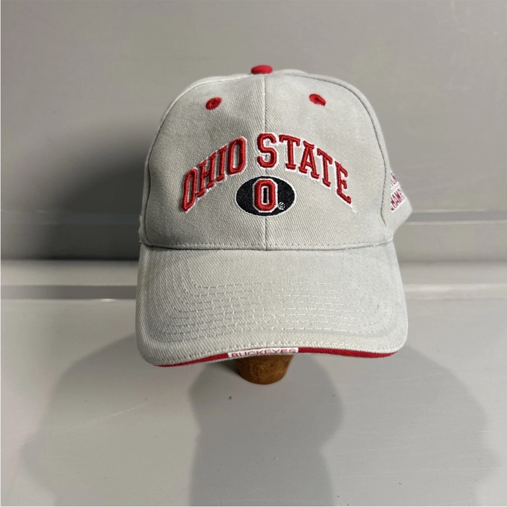 Vintage 2002 Ohio State Buckeyes National Championship Football Hat Embroidered